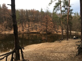 lake in autumn