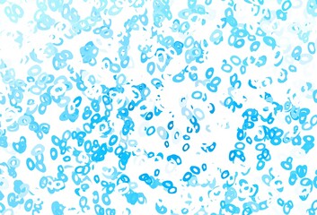 Light Green vector pattern with spheres.