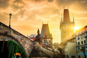 Fototapeta premium View of Bridge Tower
