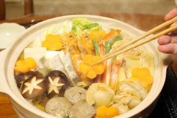 寒い時に食べるお鍋はおいしいなぁ