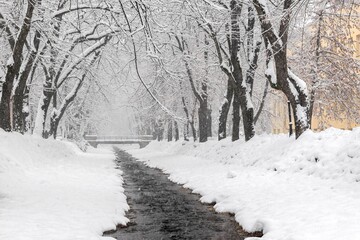 Winter in Vrnjacka banja
