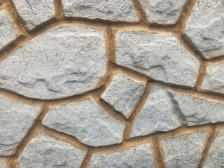 Nature background of decorative gray granite stone wall texture. decorative concrete texture