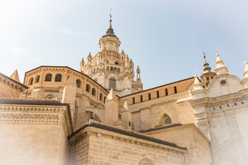 Fototapeta na wymiar Cathedral of Tarazona (Catedral de Nuestra Senora de la Huerta), province of Zaragoza, Aragon, Spain 