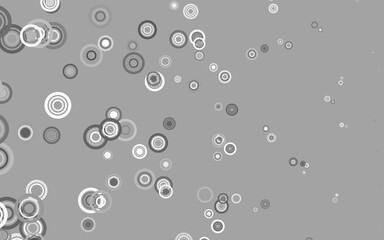 Light Gray vector background with spots.