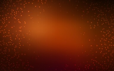 Dark Red vector background with galaxy stars.