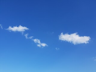 Clear sky and clouds in Seoul