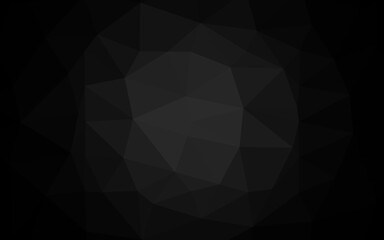 Dark Silver, Gray vector abstract mosaic backdrop.