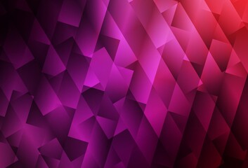 Obraz premium Dark Purple, Pink vector pattern in square style.