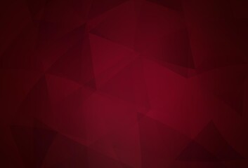 Naklejka premium Dark Purple vector shining triangular background.