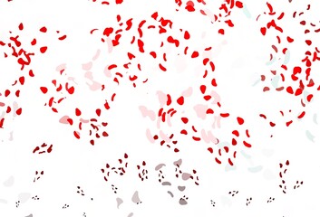 Light red vector backdrop with abstract shapes.
