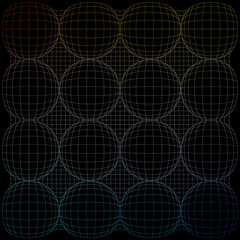 3D illustration of abstract fractal for creative design looks like pattern.