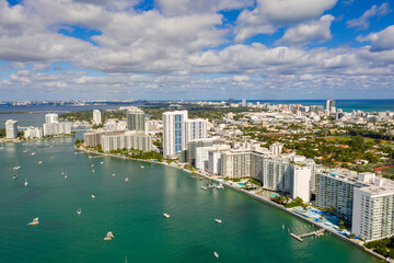 Obraz premium Condominiums Miami Beach FL USA