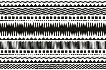 Etnische vector naadloze patroon. Tribal geometrische achtergrond, boho motief, maya, Azteekse ornament illustratie. vloerkleed textiel print textuur