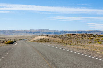 Road to El Chalten, Patagonia travel, Argentina.