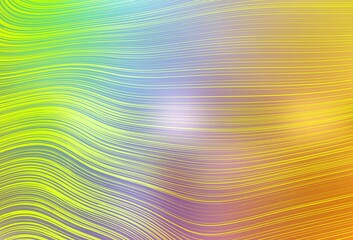 Light Multicolor vector glossy abstract backdrop.