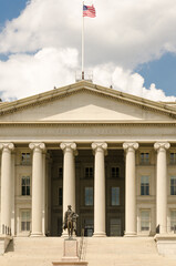 United States Treasury Department Building in Washington D.C. United States of America
