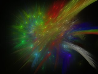 Imaginatory fractal background Image
