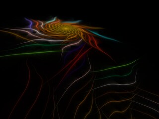 Imaginatory fractal background Image