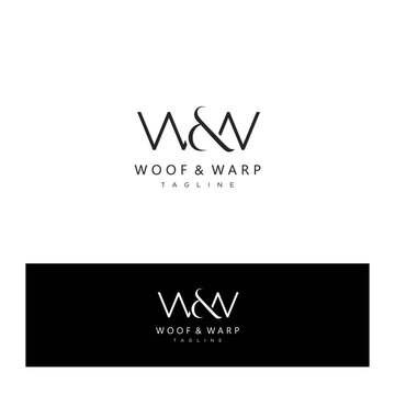 Modern and luxurious W & W letter initial logo