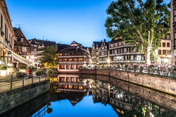 Strasbourg, La Petite France - obrazy, fototapety, plakaty