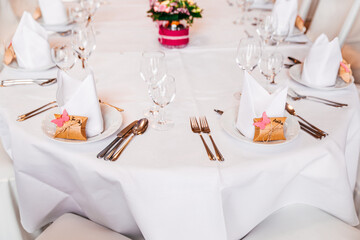 Dekoelemnte bei einer Hochzeit