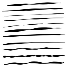Kooky Black Lines Collection in Vector 