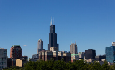 Fototapeta na wymiar Willis Tower Chicago