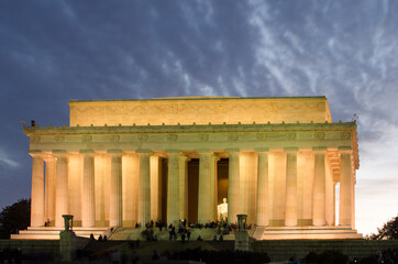 Lincoln Memorial in the night, Washington DC USA
