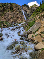 Usho is a village in Usho Valley, Khyber Pakhtunkhwa province of Pakistan. It is situated 8 kilometers from Kalam and 123 kilometers km from Mingora, at the height of 2,300 meters. It is accessible th
