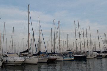 Fototapeta na wymiar boats in marina