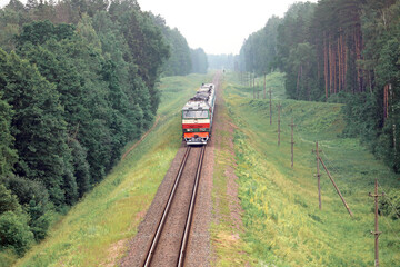 Obraz premium travelling by train 