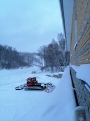 snow covered bridge