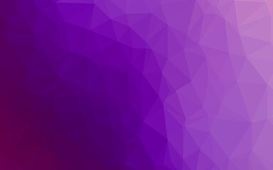 Obraz premium Light Purple vector polygon abstract layout.