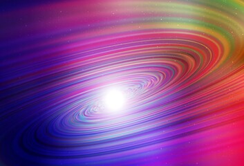 Dark Multicolor vector background with galaxy stars.