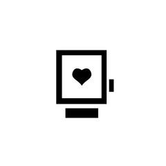 Computer technology network monitor icon design