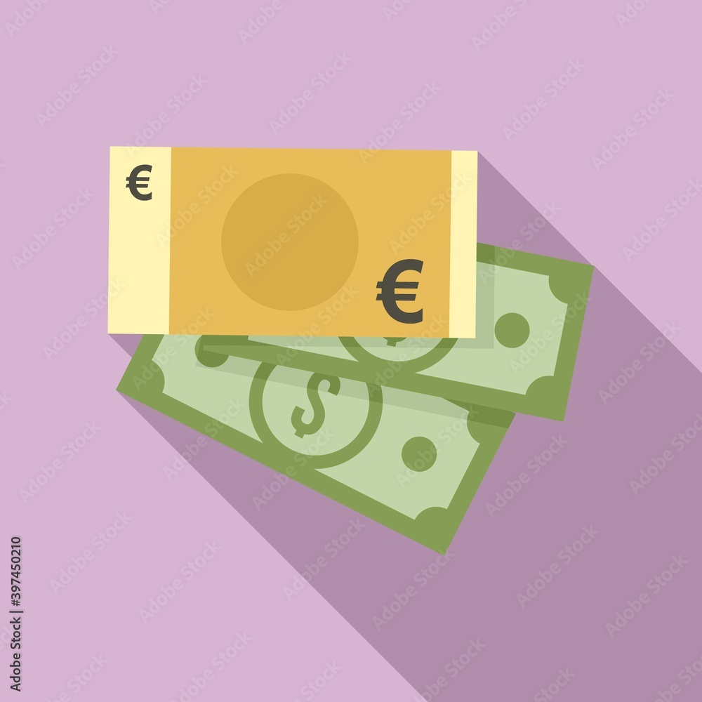 Canvas Prints Money bribery icon. Flat illustration of money bribery vector icon for web design