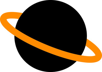 World globe planet space Saturn orbit science cosmos satellite star earth round icon design