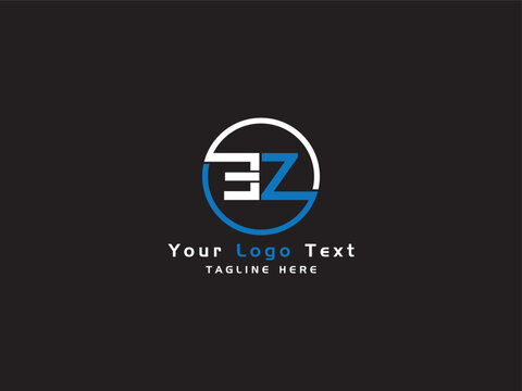 ZE Logo Icon, EZ ZE Logo Letter Design