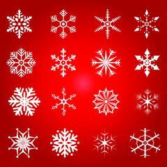 Naklejka na ściany i meble Snowflake Clipart, Clipart Snowflake ,Snowflakes Clip Art Christmas clipart, snowflake silhouette.
