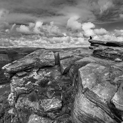 rocks in the mountains