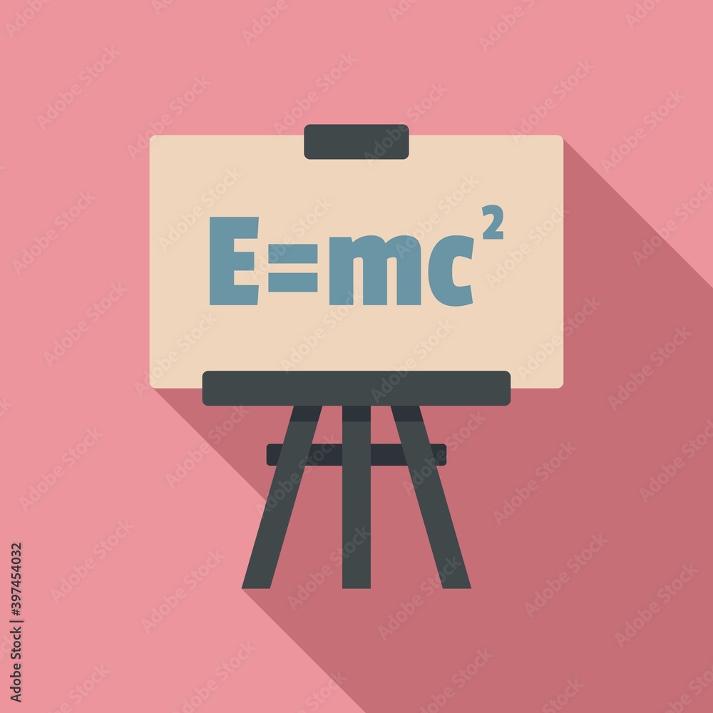Aufkleber physics formula icon. flat illustration of physics formula vector icon for web design