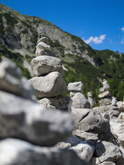 Steintürme zwischen Seebensee und Coburger hütte 2014
