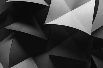Abstract background, paper folded in geometric shapes