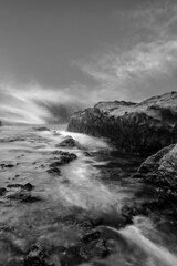 amanecer en la costa en verano Malaga