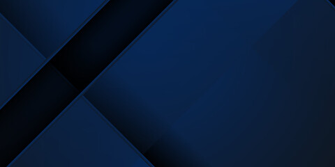 Contrast dark grey and blue geometric stripes. Abstract tech banner design. Dark concrete texture. Vector corporate background