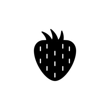 strawberry icon element of fruit icon for mobile concept and web apps. Thin line strawberry icon can be used for web and mobile. Premium icon on white background