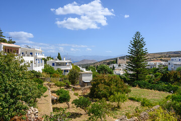 Lefkes - picturesque Greek village on Paros island, Greece. Europe