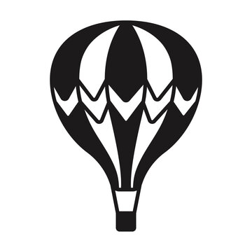 recommend clip art: Hot air balloon or balloon flight vector icon for apps and websites