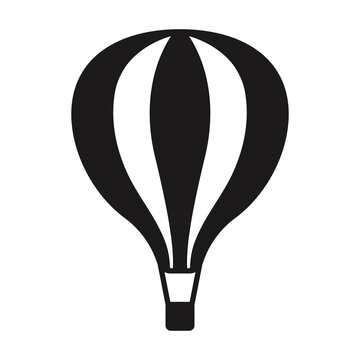 recommend clip art: Hot air balloon or balloon flight flat icon for apps and websites
