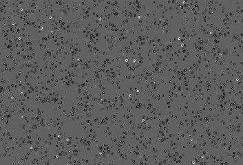 Light Silver, Gray vector cover with spots.